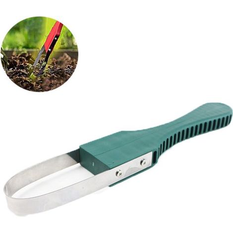 Extractor de malas hierbas, Eliminador de malas hierbas, Extractor de malas hierbas, Acero inoxidable, Verde oscuro, 30,5 x 5,5 x 2 cm (1/5)