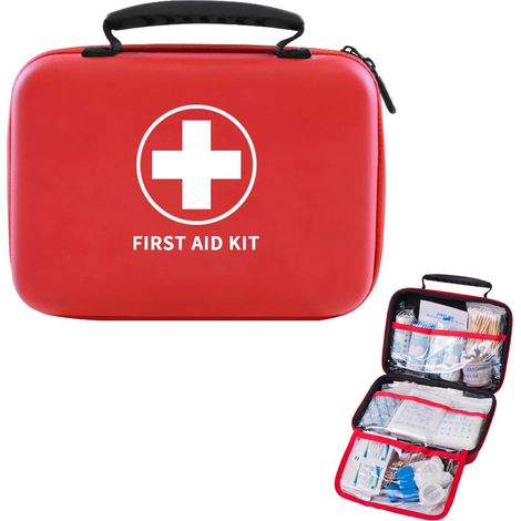 Trousse Secours Portable Kit, Trousse de Premiers Secours Voyage, 228Pcs (1/5)
