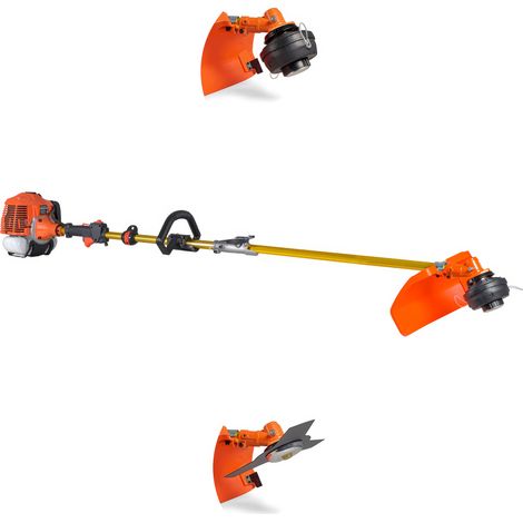 Monster 620 - Desbrozadora multifunci—n a gasolina 2 en 1 con motor de 2 tiempos, disco de 3 dientes y sistema listo para usar