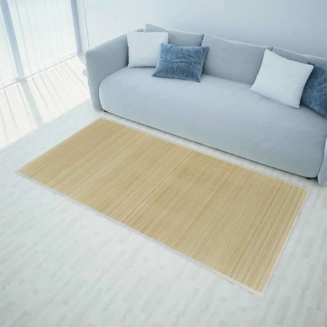 245821  Rug Bamboo 160x230 cm Natural vidaXL