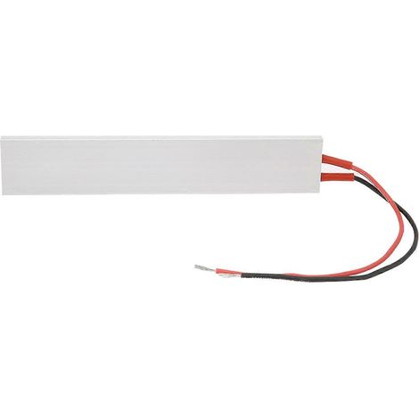 Plaque chauffante thermostatique avec élément chauffant PTC, boîtier en aluminium de 15028,5 mm (12 V/220 °C)