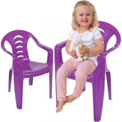 Tola lila Gartenstuhl für Kinder