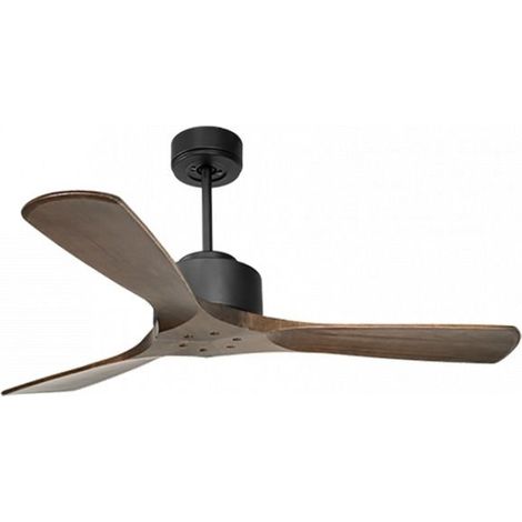 Modulo de KlassFan - Super destratificateur et ventilateur DC 132 cm Gris basalte pales bois sombre sans Lumière 25 à 40 m² (1/5)