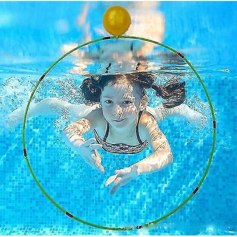 Jouets de plongée pour enfants, anneaux de plongée, jouets d'apprentissage de la natation (vert) (1/5)
