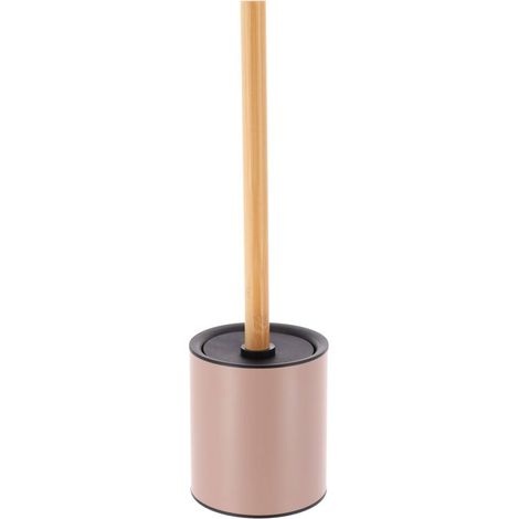 Scopino in metallo con gambo in bambù - cappuccino - Tendance