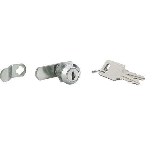 THIRARD - Batteuse avec came pour boîte aux lettres, nickel, longueur 19.7mm, 2 clés - THIRARD (1/3)