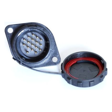 Connecteur circulaire RS PRO, Standard 17 contacts, Montage panneau, raccordement A souder ( Prix pour 1 )