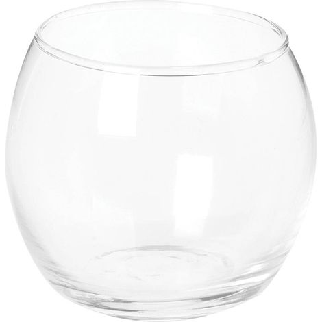 Vaso per candele in vetro H7cm - Atmosphera créateur d'intérieur