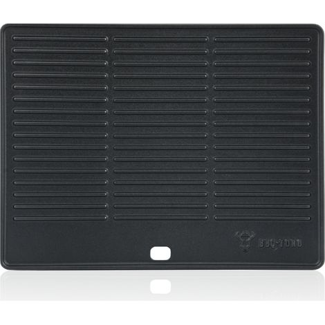 BBQ-Toro plancha de hierro fundido 40 x 31 cm plancha reversible, esmaltada (1/5)