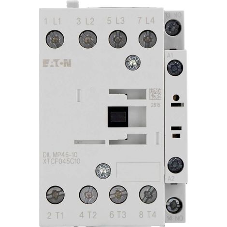 Contacteur de puissance 4p+1F 45A/AC1 EATON DILMP45-10(RDC24) (1/3)