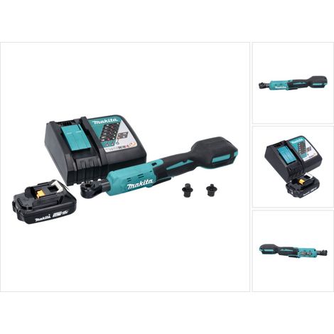 Avvitatore a cricchetto a batteria Makita DWR 180 RA1 18 V 47,5 Nm 1/4" 3/8" + 1x batteria ricaricabile 2,0 Ah + caricatore