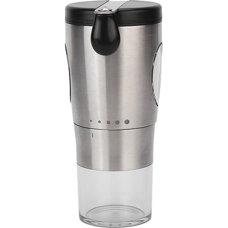 Handbetriebene, verstellbare Kaffeemühle aus Edelstahl und ABS für Zuhause (1/5)