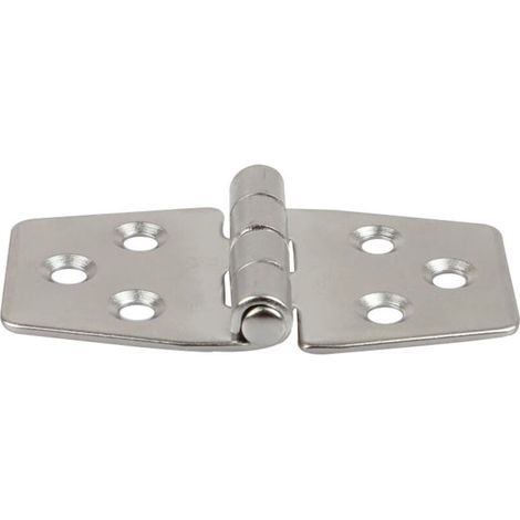 Acier inoxydable pliant 7640Charnières de porte d'armoire à double roulement, résistantes à la corrosion et d'une épaisseur de 2 mm, pour applications marines et nautiques. (1/3)