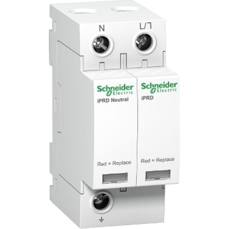 Pararrayos tipo T2 1P+N 20kA 1.1kV 350V iPRD-20r-20kA-350V-1PN A9L20501