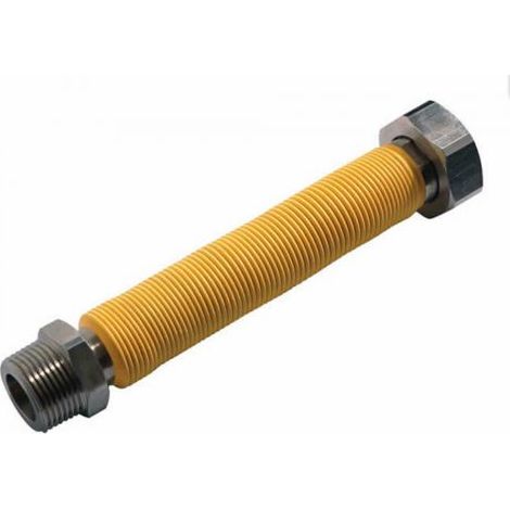 TUBO FLESSIBILE ACCIAIO INOX ESTENSIBILE DA 22 A 42 PER GAS CUCINE 1/2 (23373)