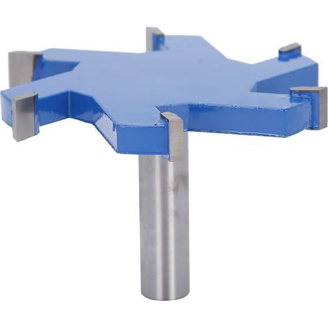 Fraise à rainurer T 6 tranchants 12mm queue droite pour bois outil menuiserie (1/5)