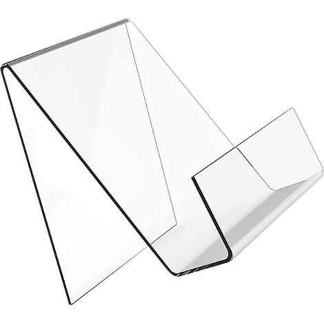 Présentoir à livres - Présentoirs - Acrylique - Serre-livres - Porte-assiettes - Chevalet - Étagère de rangement décorative - Pour œuvres d'art, livres, cahiers et autres petits objets - 75 x 90 x 105 (1/5)