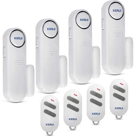 Alarme de Porte, Alarme de Fenêtre Alarme sans Fil 120dB pour Porte, Fenêtre et Détecteur de Contact avec Télécommande Alarme de Porte 3 Modes pour la Sécurité Maison Enfants (1/5)