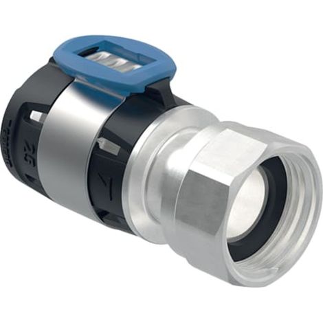 Geberit FlowFit Conexión recta, con tuerca de unión, DN 12, 619.490.22.1