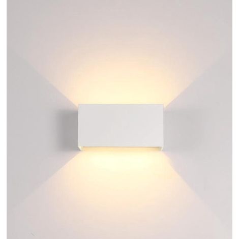applique Murale Extrieure Pour Balcon Tanche Super Brillante Led Haut Et Bas Double Tte 24w Blanc (1/5)