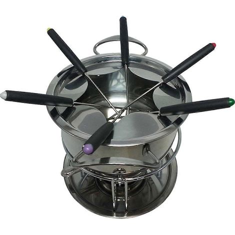 Fondue-Set, Mehrzweck-Fondue-Set für Outdoor-Aktivitäten und Camping mit 6 Stäbchen