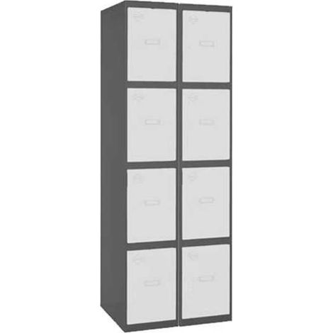 Taquilla 1800x600x500 SIMONLOCKER PROFESIONAL 4 PUERTA 2/8 300 (600)AN/BL marca SIMONRACK