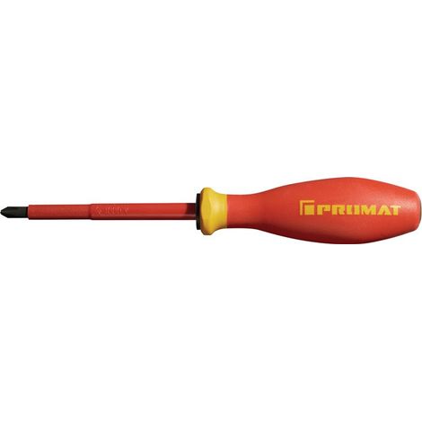 Cacciavite taglia SL/PH 2 totale L.215mm VDE isolato PROMAT