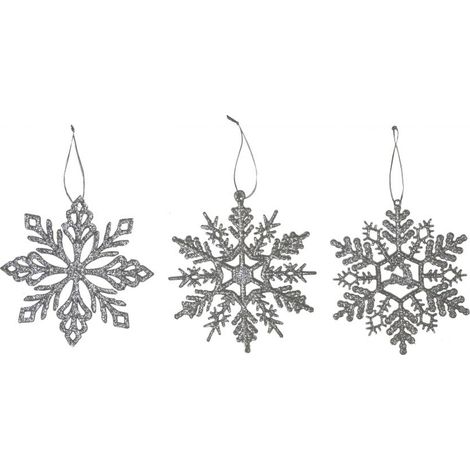 FIOCCO GLITTER ARGENTO 10 CM ASS. PREZZO CADUNO INDICARE MODELLO