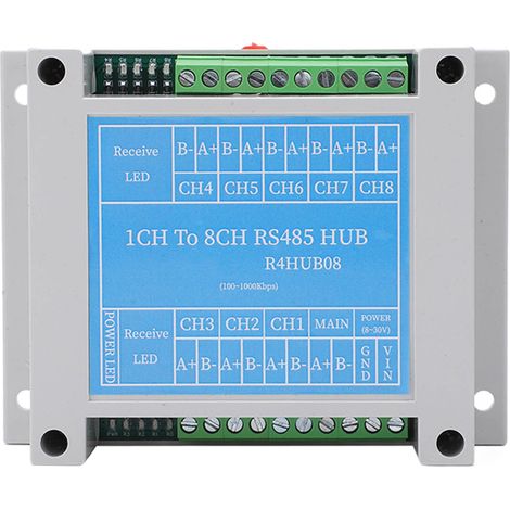Amplificateur de signal ABS 8 ports 10 voyants, carte PCB extensible pour téléphone mobile. (1/5)