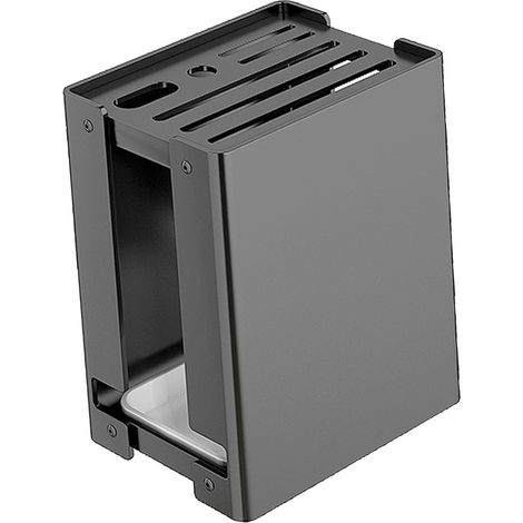 Porte-couteaux multifonctionnel pour la cuisine, avec égouttage magnétique et support vertical tout-en-un. (1/5)
