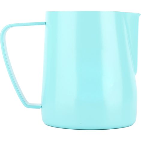 Bec verseur verseuse à lait en acier inoxydable 600ml vert menthe pour café maison barista (1/5)