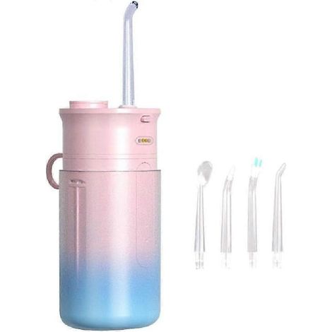 Hydropulseur dentaire sans fil, nettoyeur de dents à jet d'eau, hydropulseur électrique portable pour une utilisation intérieure et extérieure (1/5)