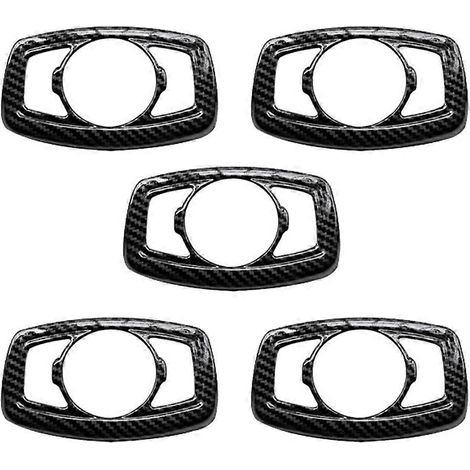 5X Cache-interrupteur de phare en fibre de carbone, cadre de bouton de commande pour Ford Ranger / Everest 2015-2021 (1/5)