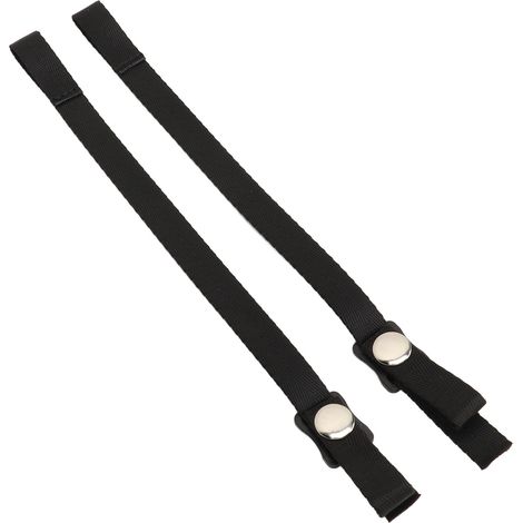 2 Pièces Mentonnière de Casque Hockey avec Fermeture Renforcée - Version Simple Améliorée
