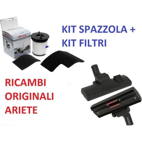 ARIETE FILTRO HEPA + SPAZZOLA PAVIMENTI ASPIRAPOLVERE JETFORCE ECOPOWER 279 AS17 (1/2)