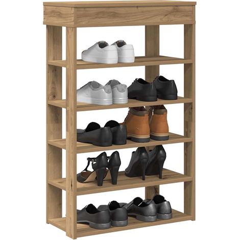 Schuhregal Artisan-Eiche 60x30x98 cm Holzwerkstoff