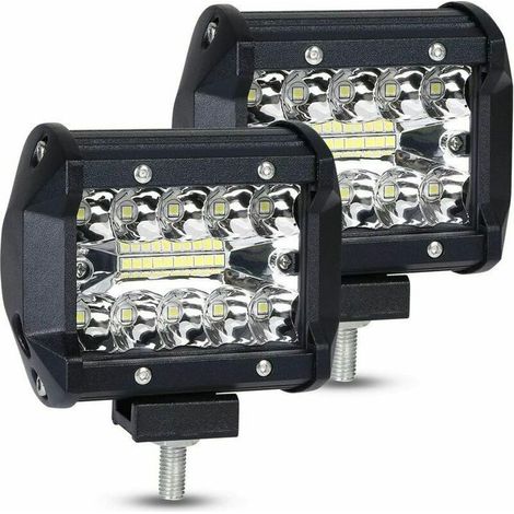 Projecteur LED tout-terrain - PZCC - 60W - 6000K lumière blanche - IP65 étanche - Dissipation thermique en aluminium (1/4)