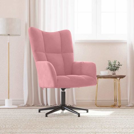 Relaxsessel Rosa Samt