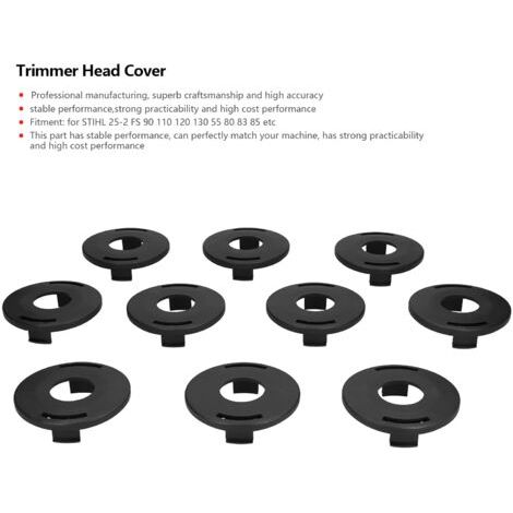 Coperchio superiore per trimmer 10 pezzi, accessori per tosaerba, compatibile con Stihl vari modelli, adatto per tagliaerba a filo (1/4)