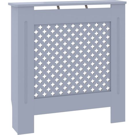 Copertura per Radiatore Grigia in MDF 78 cm vidaXL