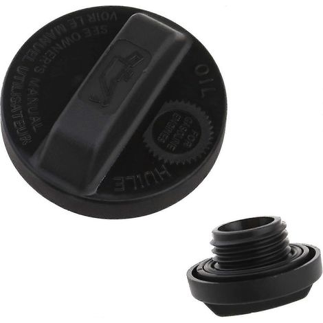 Bouchon de remplissage d'huile moteur compatible avec Honda Civic 01-11, Accord 08-13 et CR-V 02-11 (référence 15610-p5g-000). (1/4)