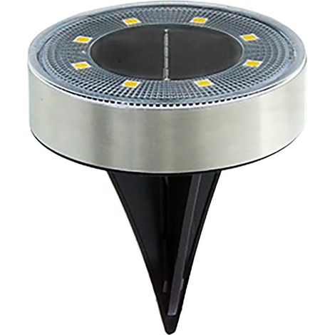 Luces solares de exterior para suelo, impermeables, planas, ideales para jardines, patios, céspedes, terrazas, entradas de vehículos, aceras y paisajismo (paquete de 4). (1/5)