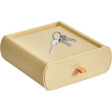 Cajones organizadores apilables,Almacenamiento de escritorio para manualidades,Caja transparente de varios niveles con compartimentos deslizantes (1/5)