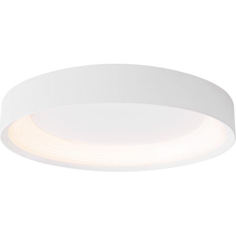 Lámpara de techo redonda minimalista blanca Ø29 cm tornado LED 10W C0235 Maxlight (1/5)