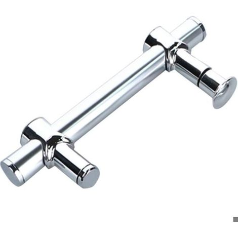 Poignées de porte de douche pour portes en verre avec rondelles, espacement réglable, longueur 25 cm, pour salle de bain (1/4)