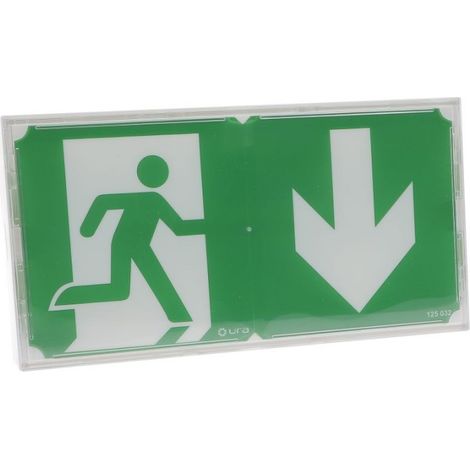 BAES d'évacuation LED SATI – 45 lm/h – 1W – IP42 – IK07 – Télécommande non polarisée pour signalisation d'évacuation – URA