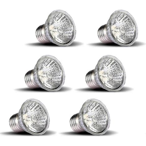 Lampe solaire à spectre complet UVA+UVB 75W pour lézards barbus, dragons et caméléons (1/4)