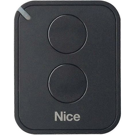 Télécommande NICE FLO2RE pour l'automatisation des portails et portes de garage, émetteur ON2E/A à deux boutons (pour NICE RB400 et (1/4)