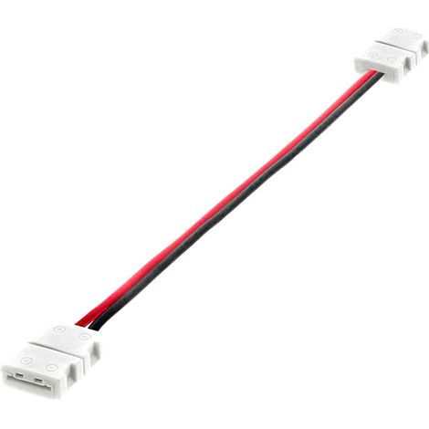 Câble Double Connecteur Rapide Ruban LED 12/24V DC Monochrome 10mm (1/4)