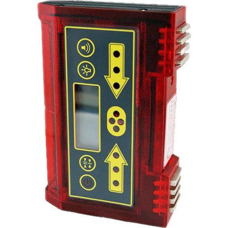 Geo Fennel – Cellule de réception pour laser de mesure – Fixation magnétique – Long champ de réception 125 mm – Affichage LCD et acoustique – 266000